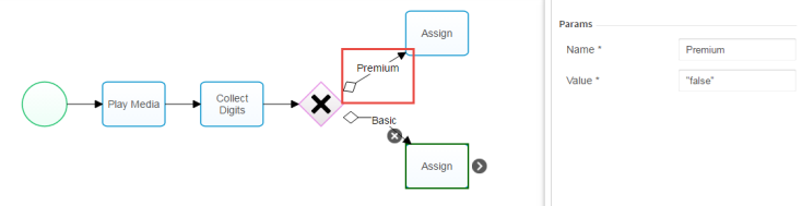 Set Assign value in CxEngage decision branch