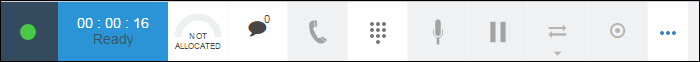 Ready to take calls in the CxEngage Agent Toolbar