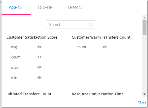 CxEngage Agent Toolbar statistics in use