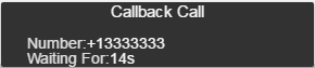 Callback notification in the Agent Toolbar